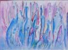Wachsen - 29 x 39 - Aquarell, Buntstift - 2001 (verkauft)