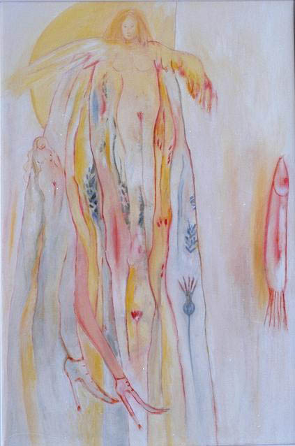 Der große Mantel - 60 x 90 - Oel - 2001