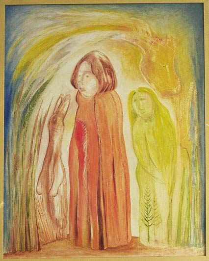 Osterspaziergang - 80 x 100 - Oel - 1999 (verkauft)