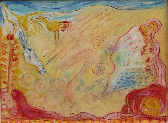 Schwanger - 30 x 40 - Oel - 1999 (verkauft)