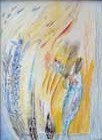 Fisch und Feder - 30 x 40 - Oel - 1999